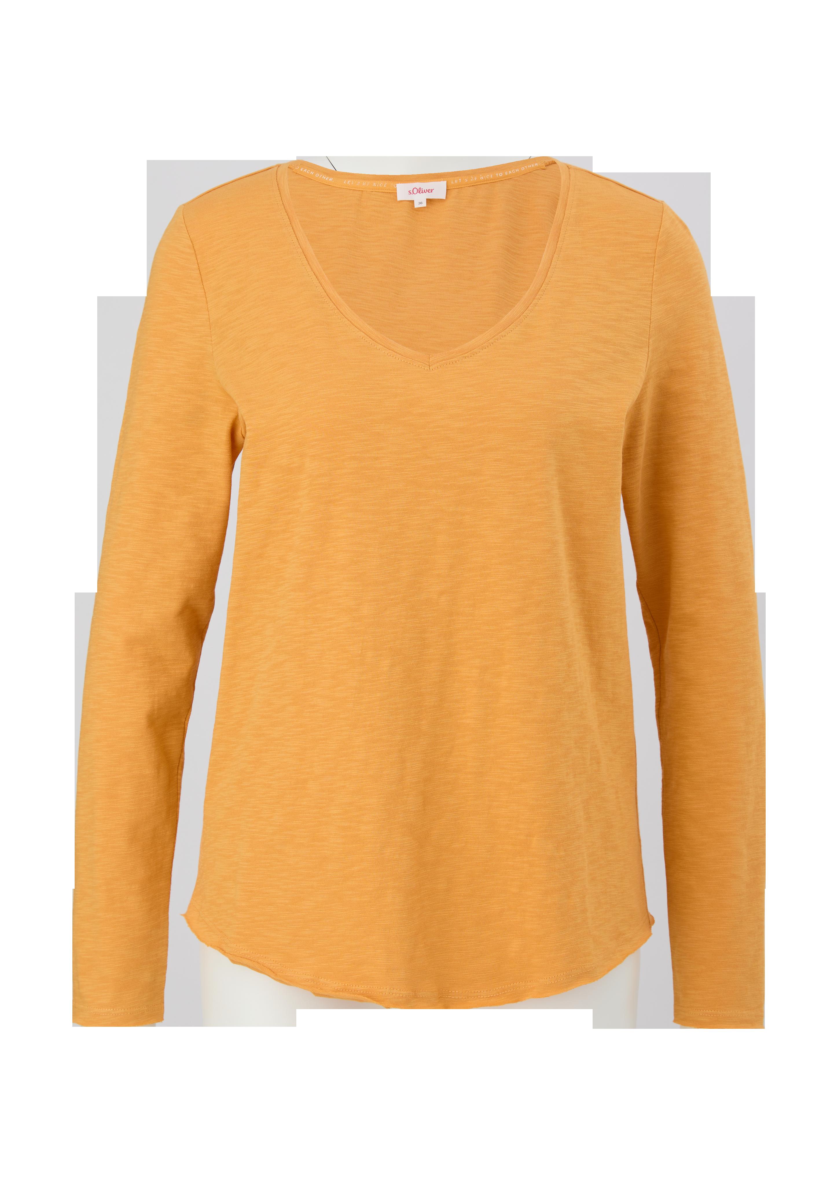 Longsleeve mit Flammgarnstruktur  2129651-1770