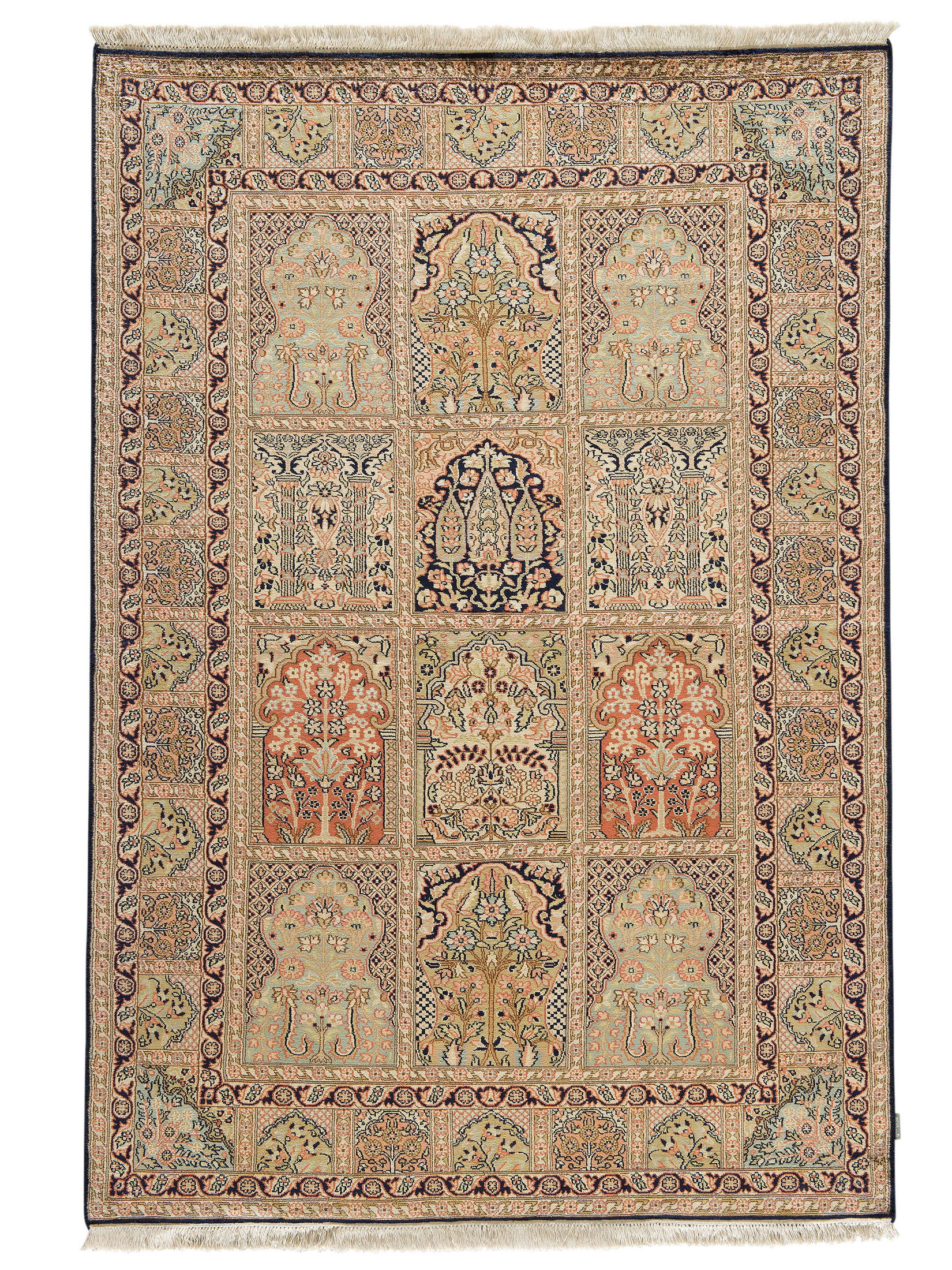 Kaschmir Seide 18/18 ca. 127 x 183 cm, Unikat / Einzelstück
