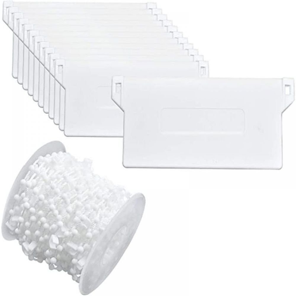 Design-Set 20 Stück Lamellen Gewichte Vertikaljalousie,Kette Rollokette, Fokelyi
