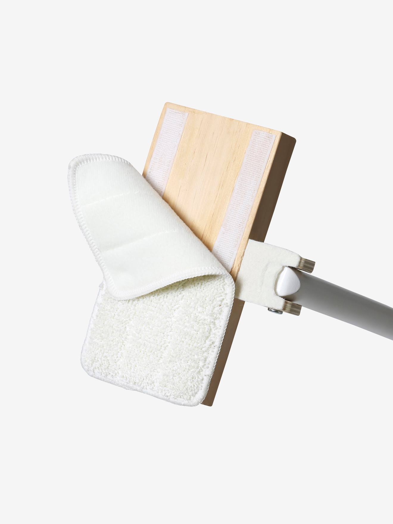 Aspirateur balai en bois FSC® blanc