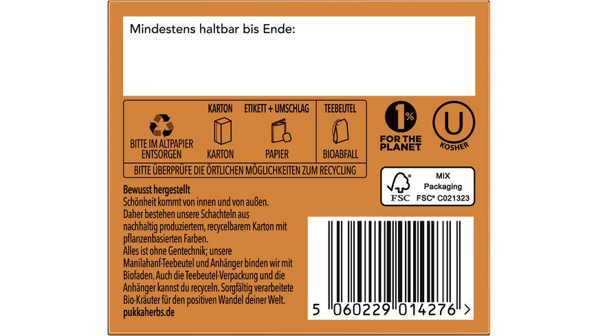 Pukka BIO Tee Holunderbeere & Echinacea 20 Beutel 40 g