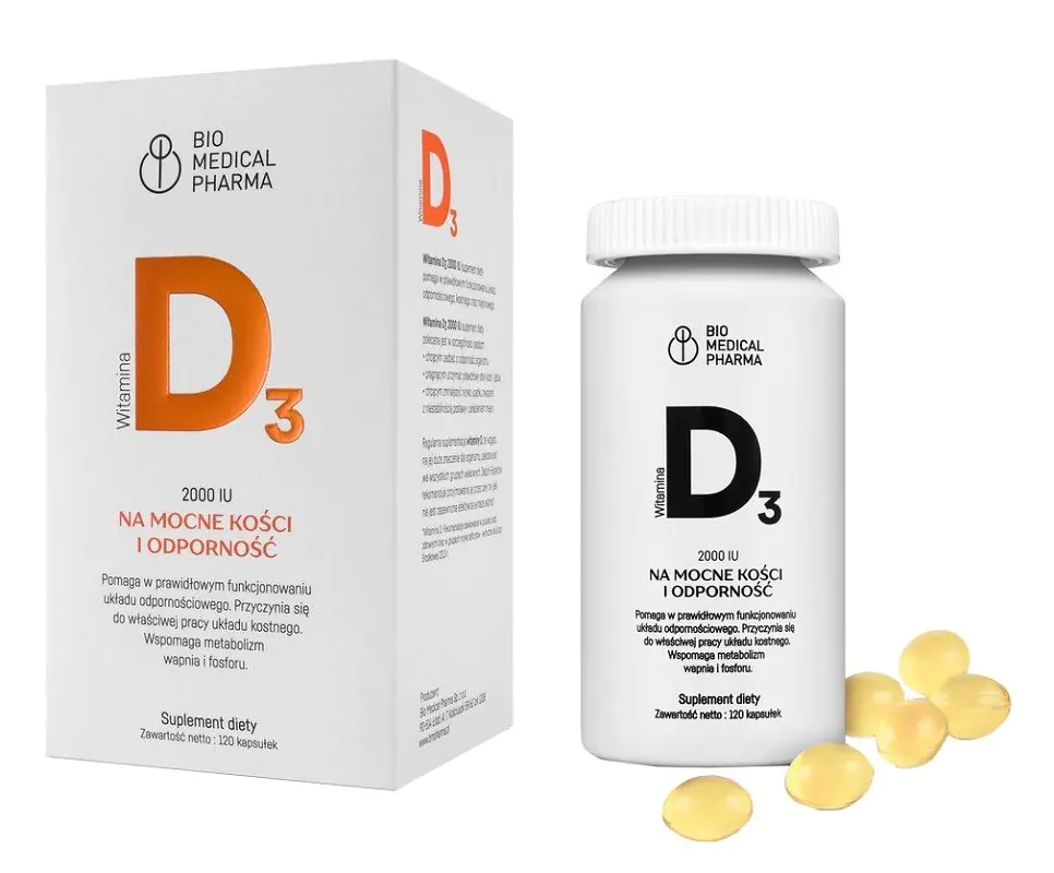 Bio Medical Pharma Vitamin D3 2000 IU kapsule