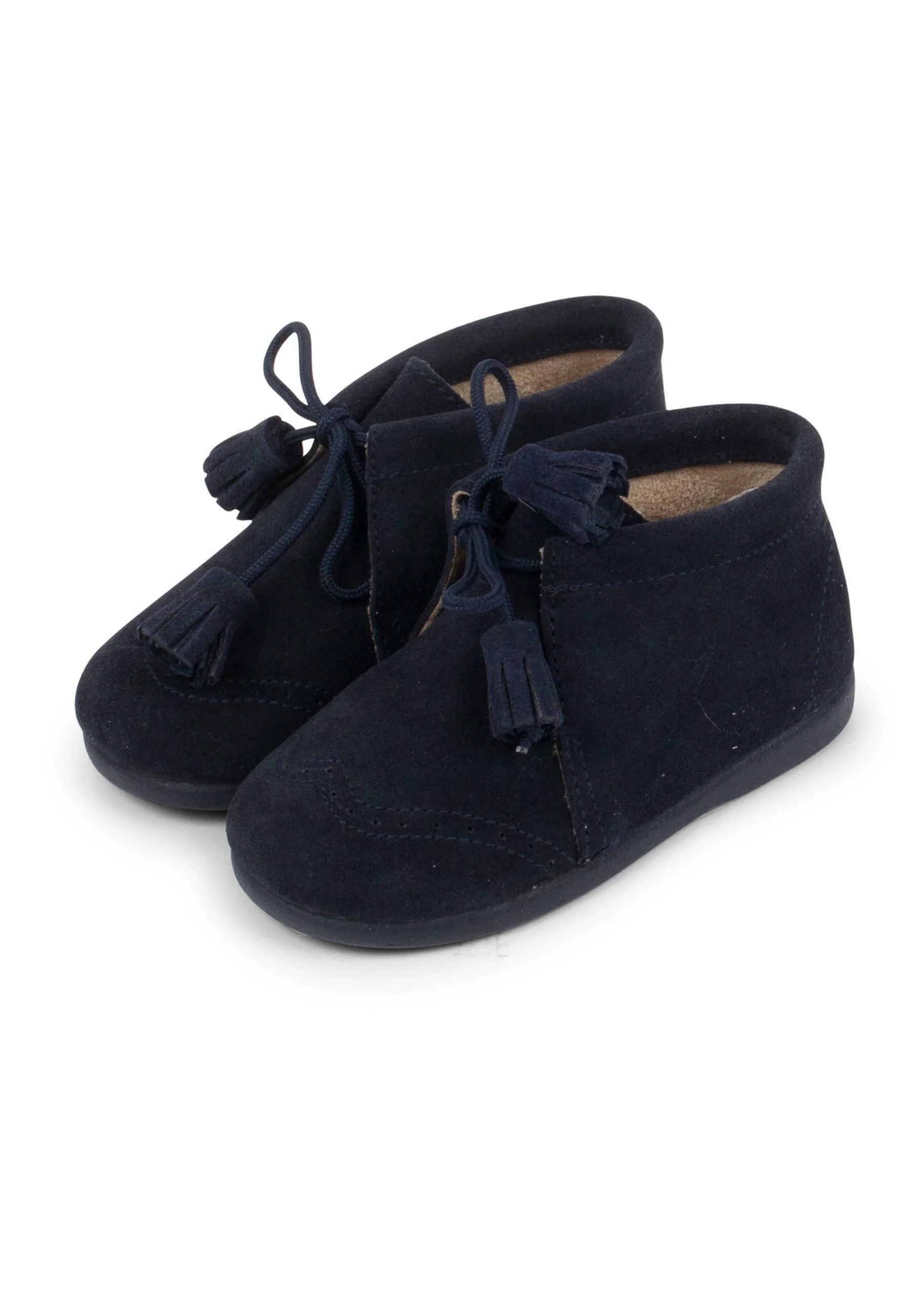 Pisamonas BOTA SERRAJE PICADO Y BORLAS - Zapatos primeros pasos