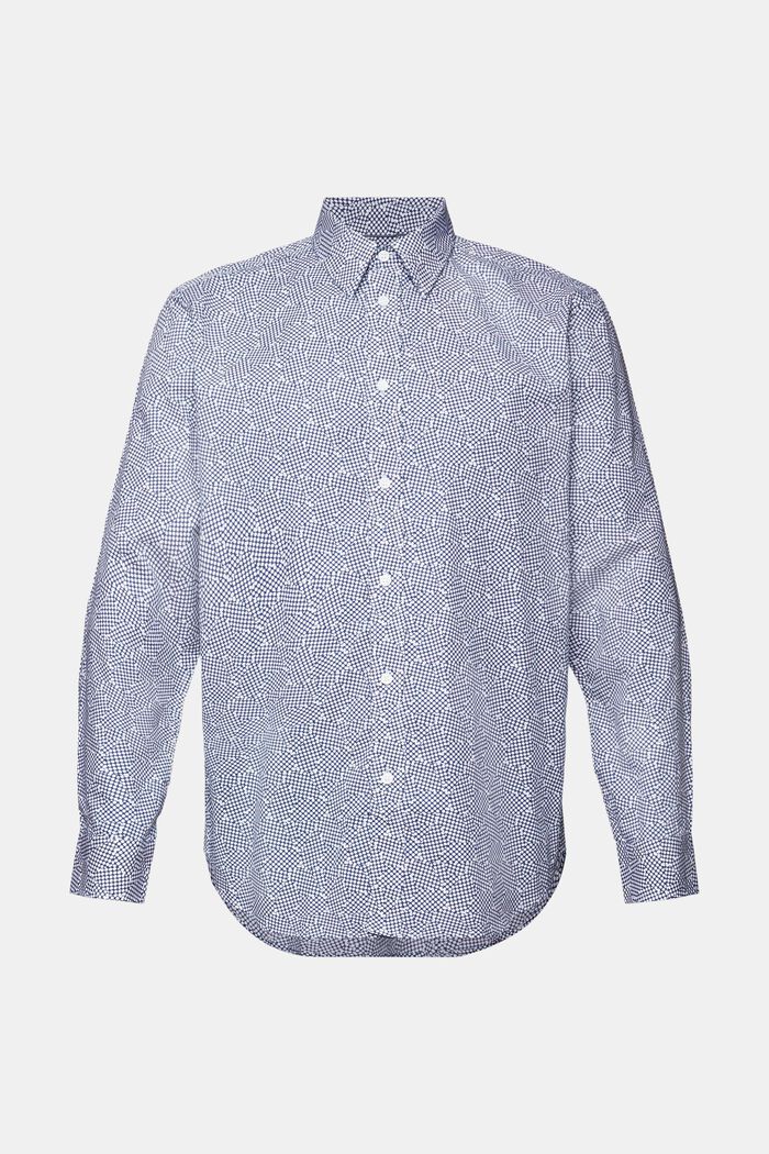 Gemustertes Hemd, 100 % Baumwolle