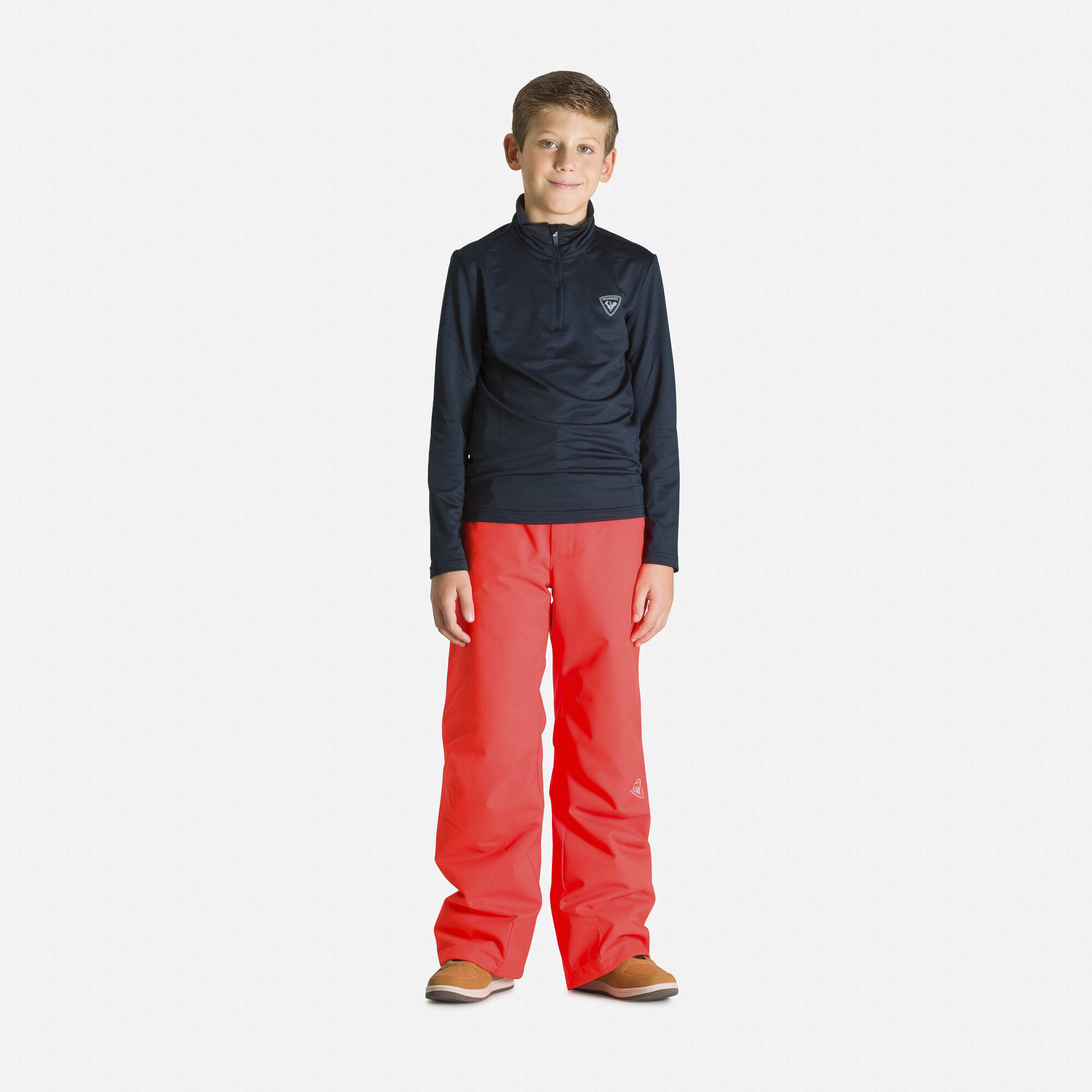 Haut en polaire stretch demi-zip Garçon