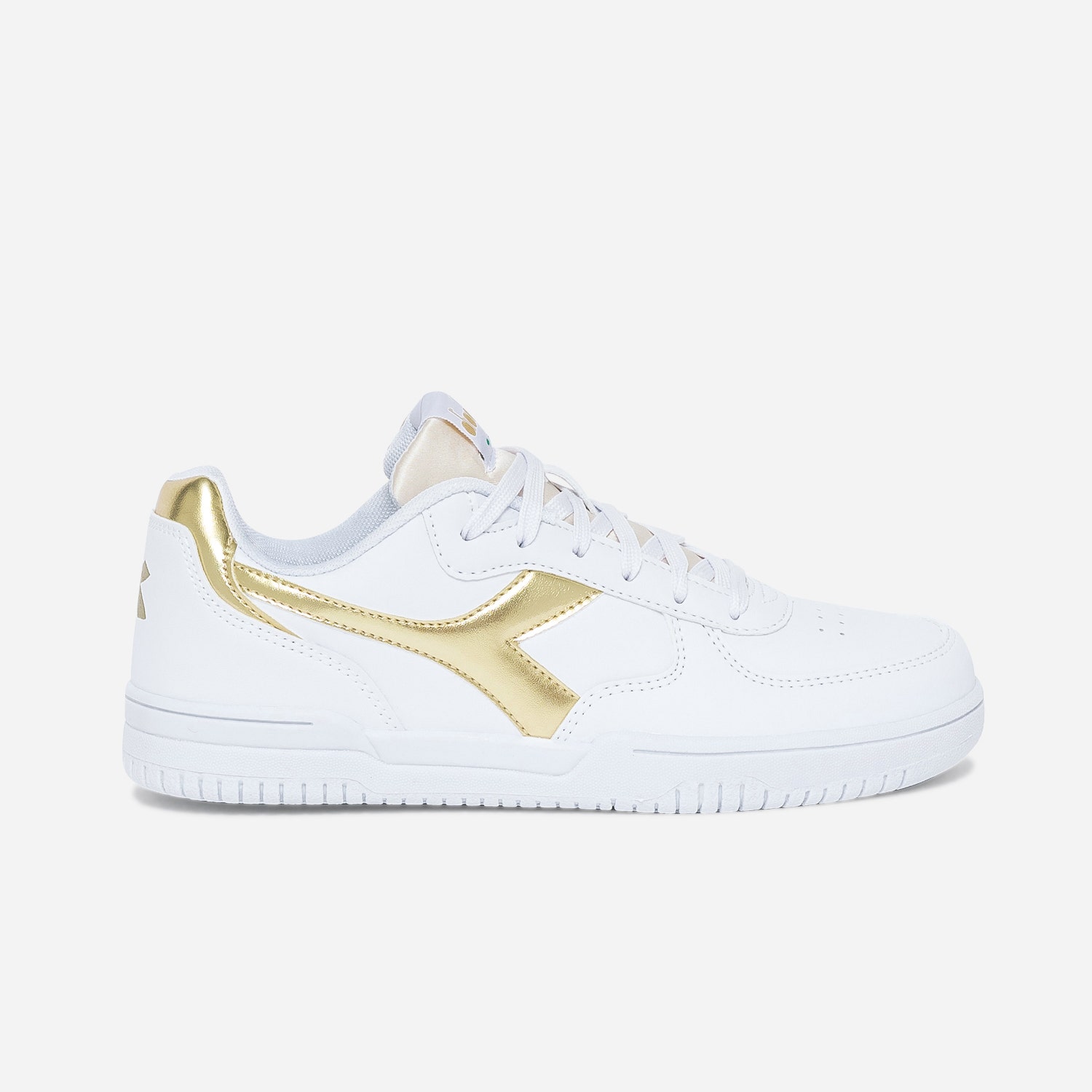 Tennis DIADORA blanche et dorée