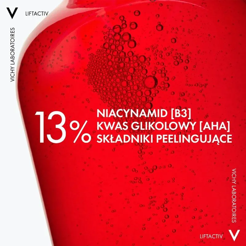 „Vichy Liftactiv Specialist B3“ serumas odos dėmėms ir raukšlėms mažinti su 5 % niacinamido.