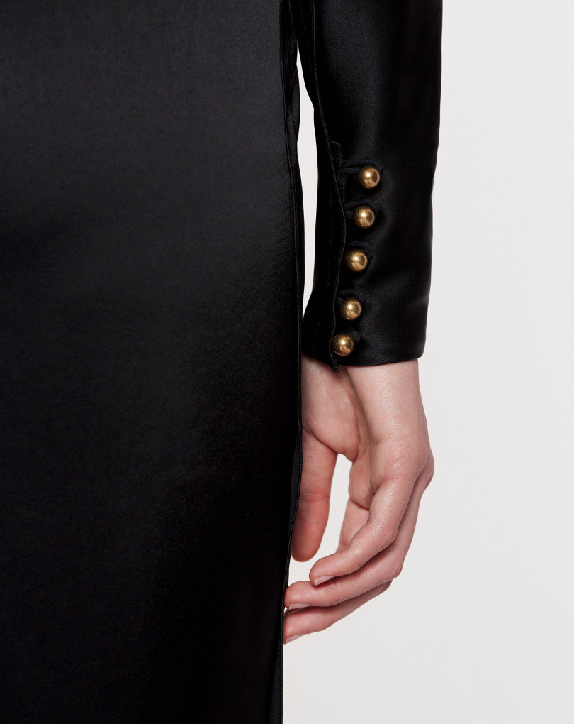 ROBE MI-LONGUE À MANCHES KIMONO