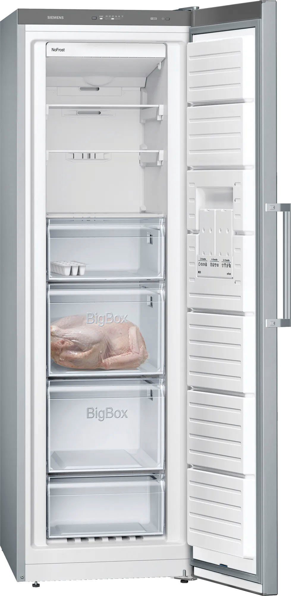 SIEMENS European Side-by-Side KA95NVIEP, 186 cm hoch, 120 cm breit