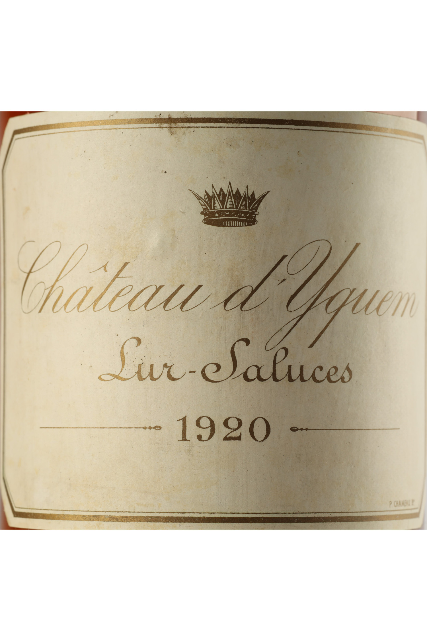 Château D'yquem 1920, Sauternes