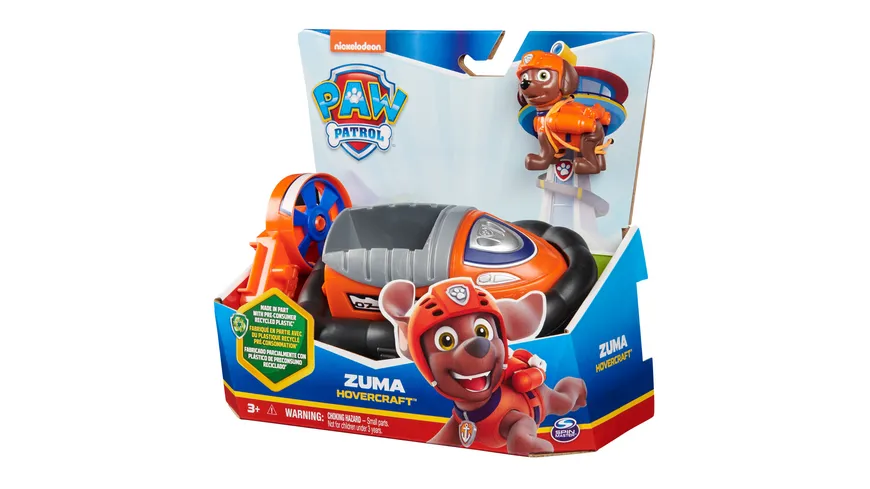 Spin Master - Paw Patrol - Transformierende Basis Fahrzeuge mit Figuren, sortiert, 1 Stück