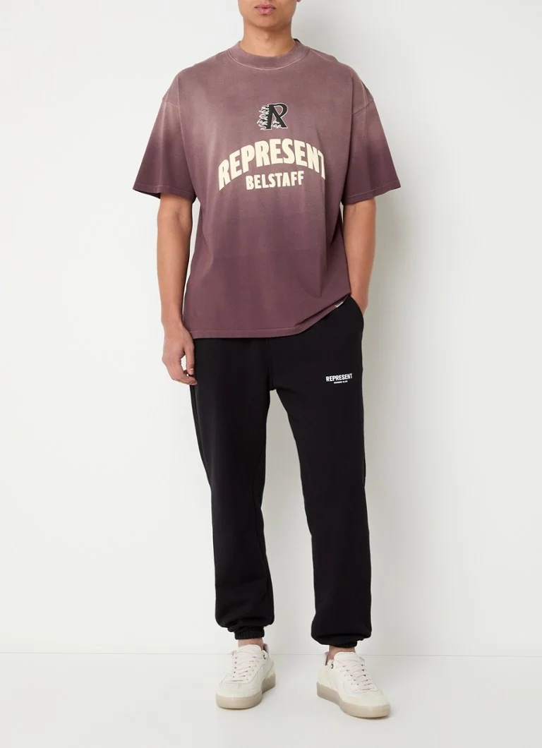 Tricou Flame Phoenix cu logo și imprimeu pe spate.