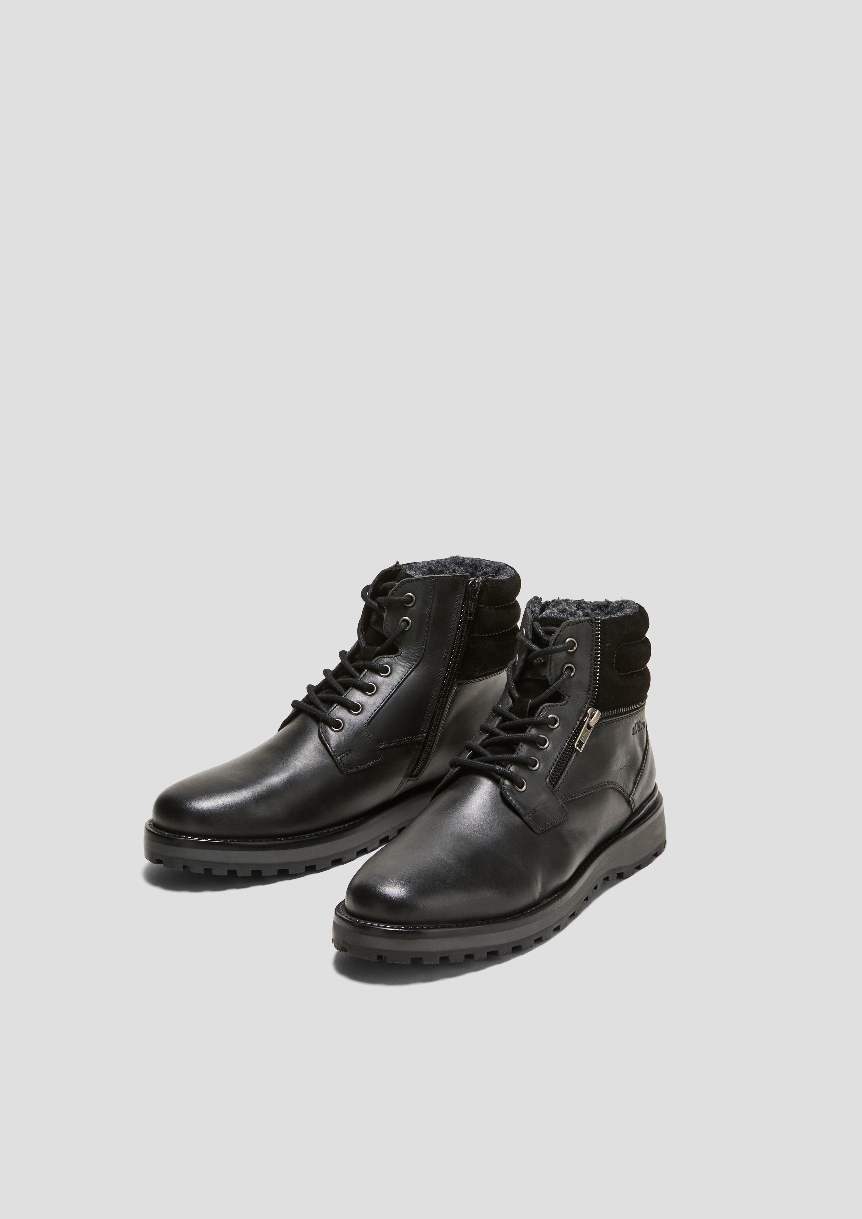 Schnürstiefel aus Echtleder  6008623-001