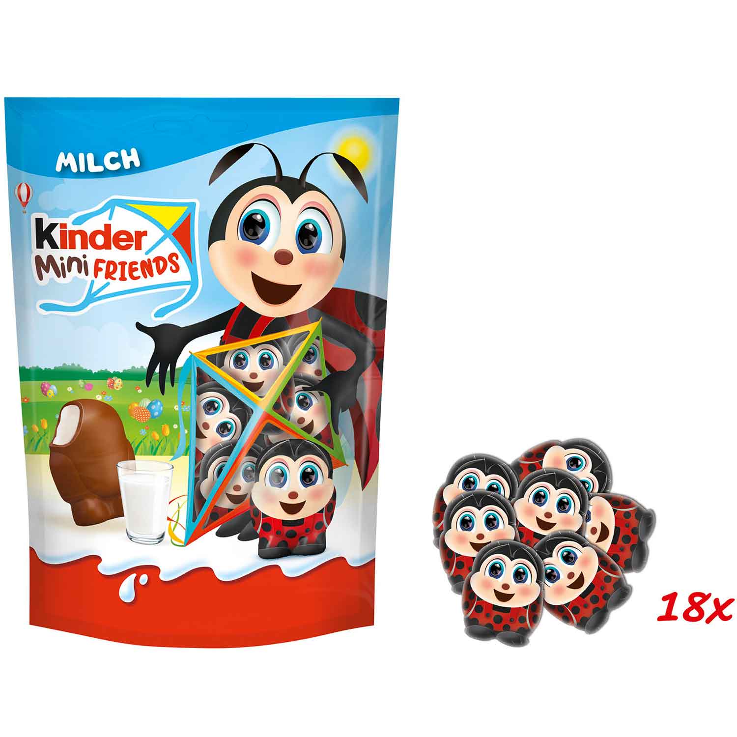 kinder Mini Friends Milch 122g