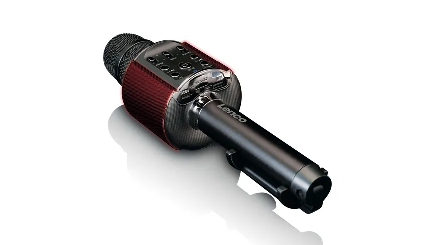 Lenco Karaoke-Mikrofon BMC-090BK - schwarz