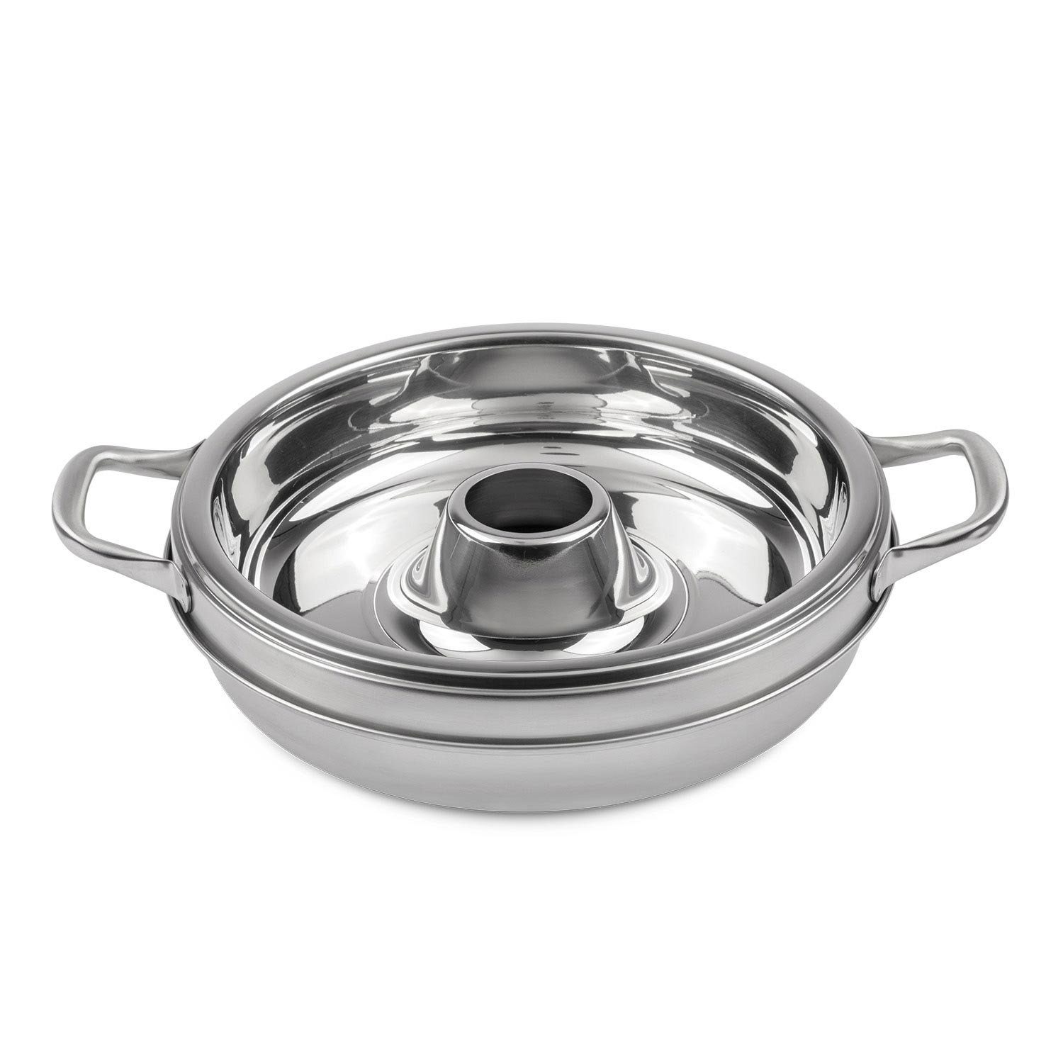 Petromax Backblech Camping Backofen + Backblech 4teiliges Set, Edelstahl