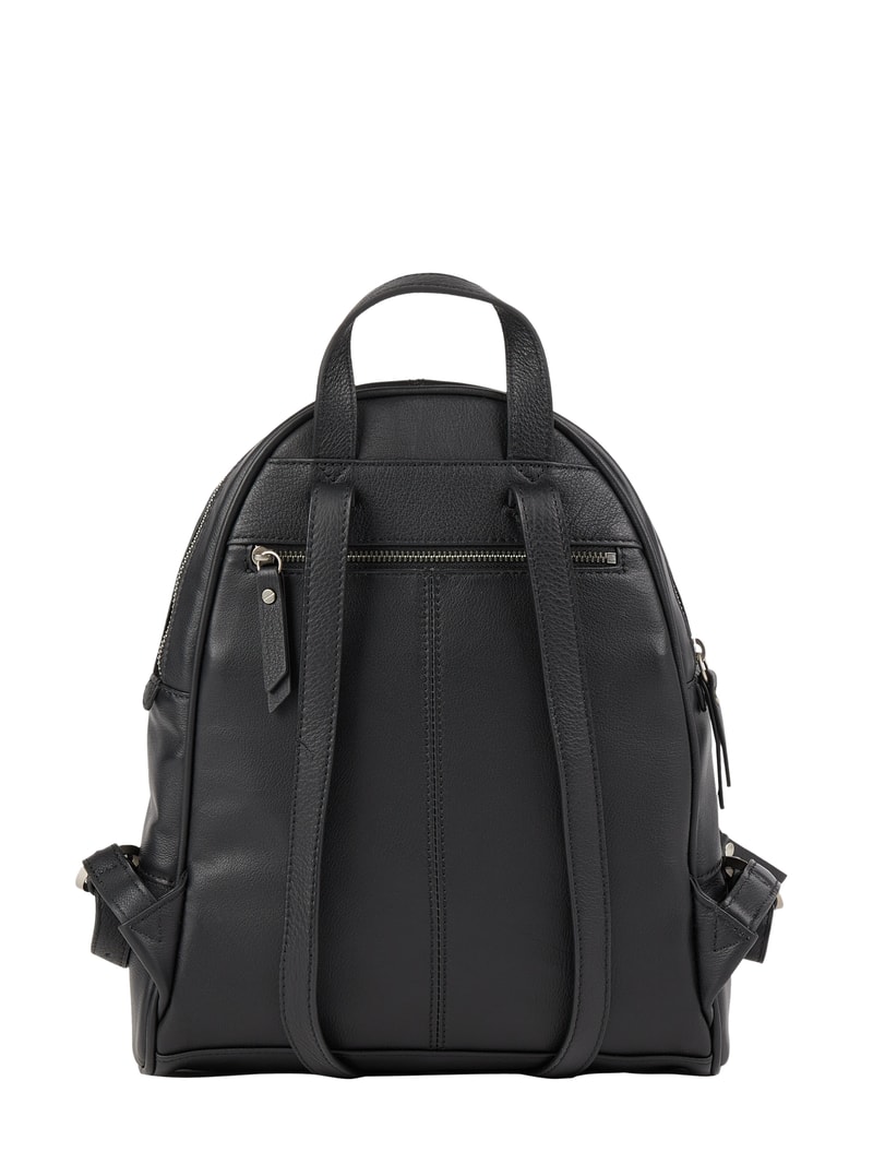 Rucksack aus Leder Modell 'Alita' in schwarz