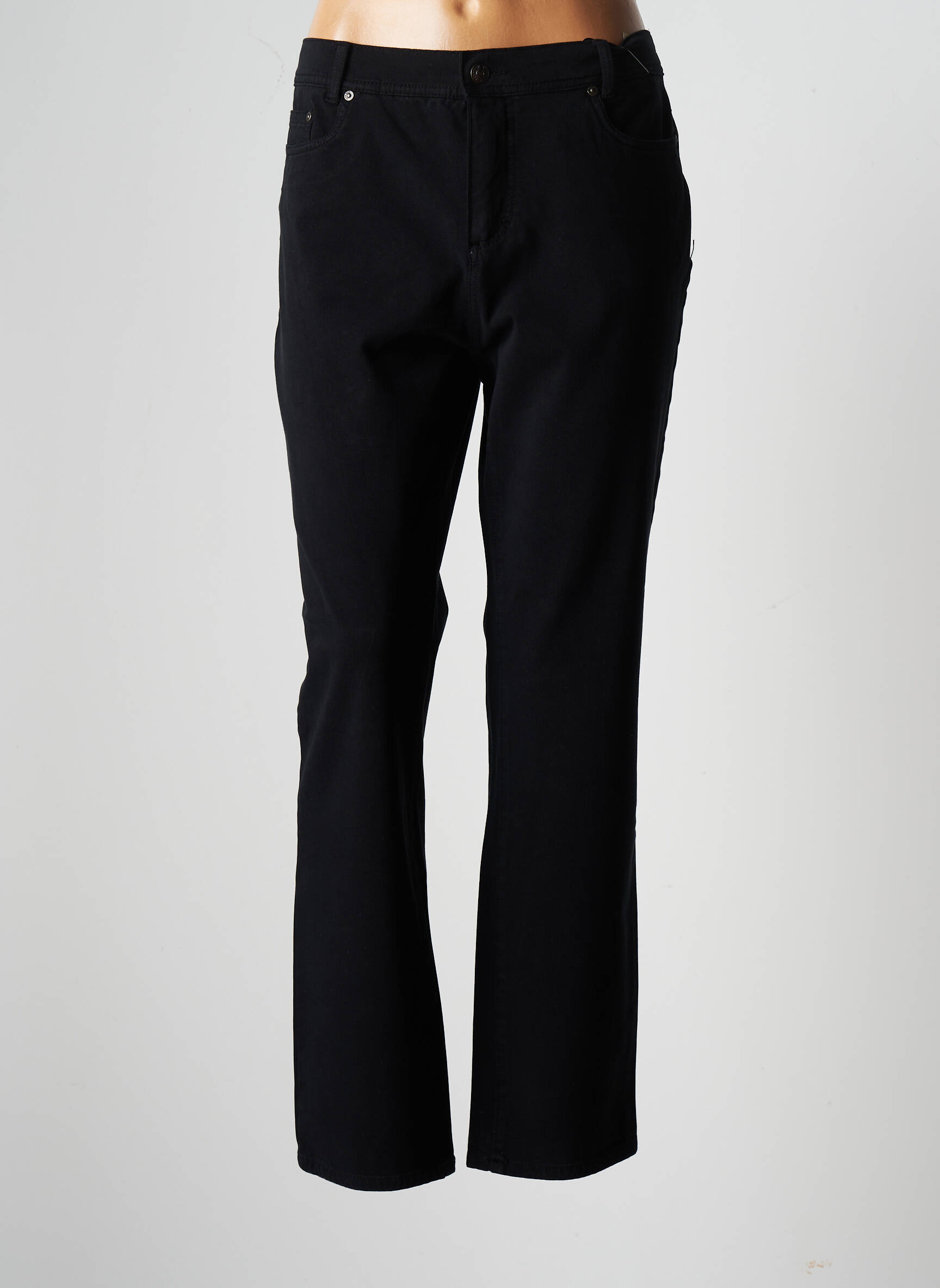 Anna Montana Jeans Coupe Droite Femme couleur noir