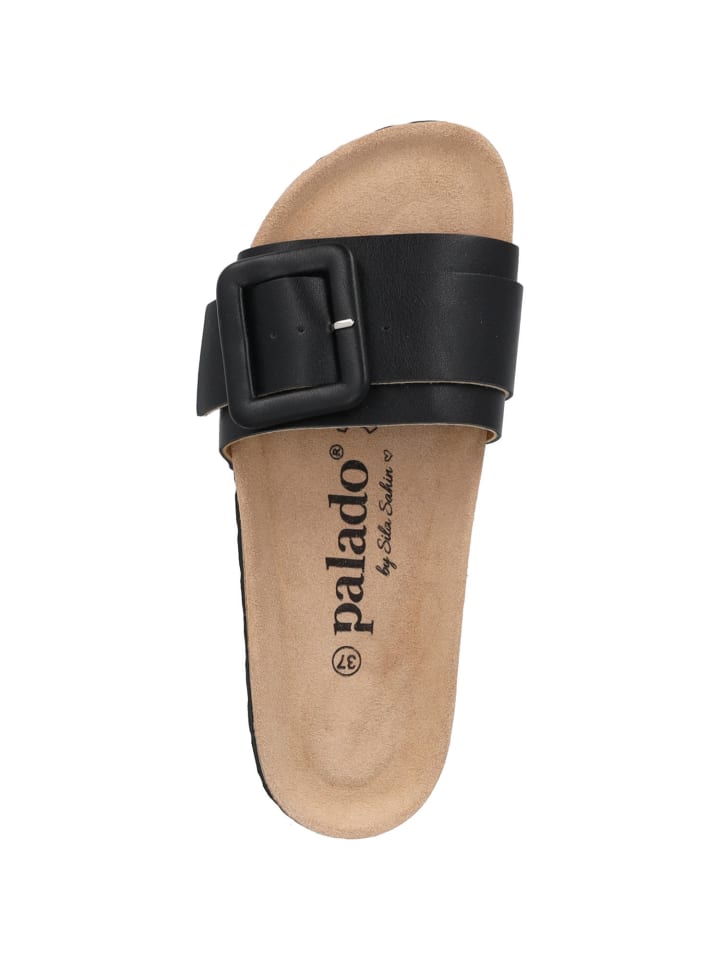 palado Pantoletten in Schwarz günstig kaufen
