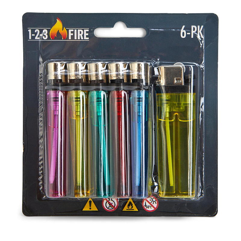 1-2-3 Fire Lighter 6-pk flint 1-2-3 fire