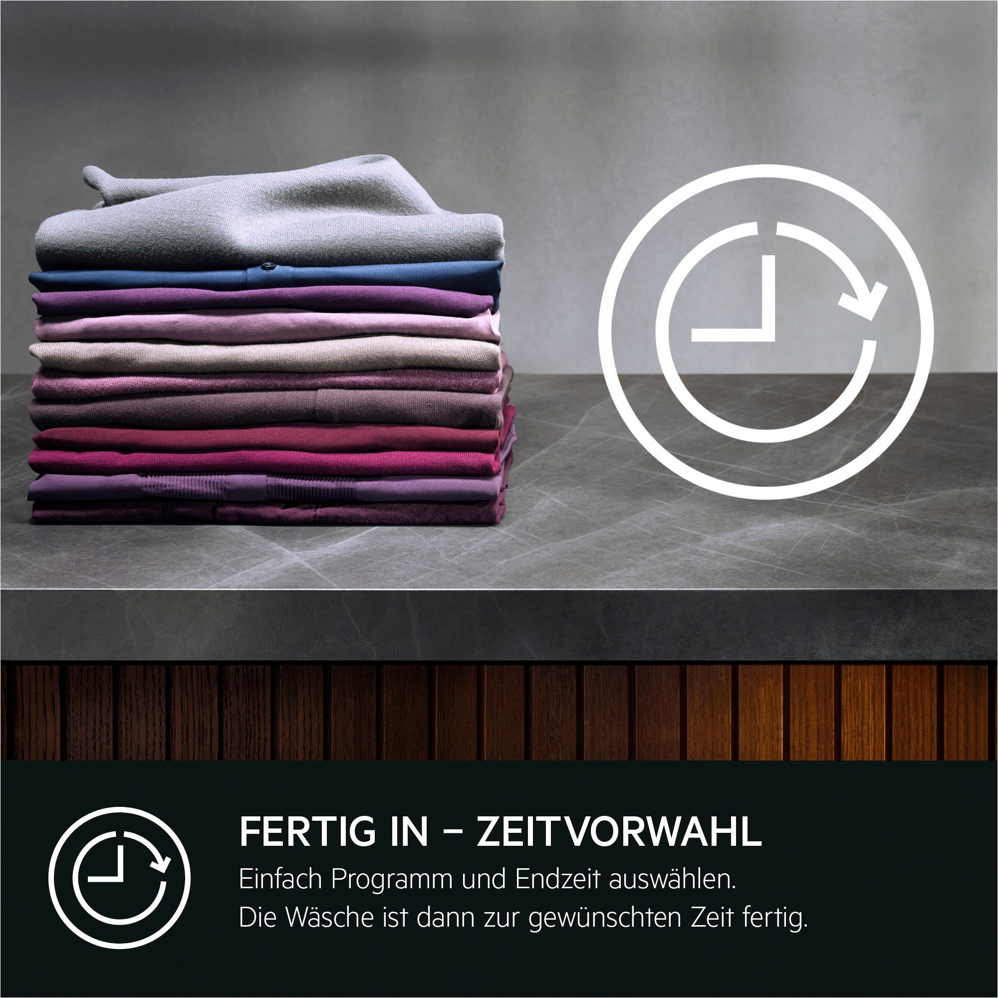AEG Waschmaschine Serie 6000 mit ProSense-Technologie LR6FA49FL 914915728, 9 kg, 1400 U/min, ProSense® Mengenautomatik​ - spart bis 40% Zeit, Wasser und Energie