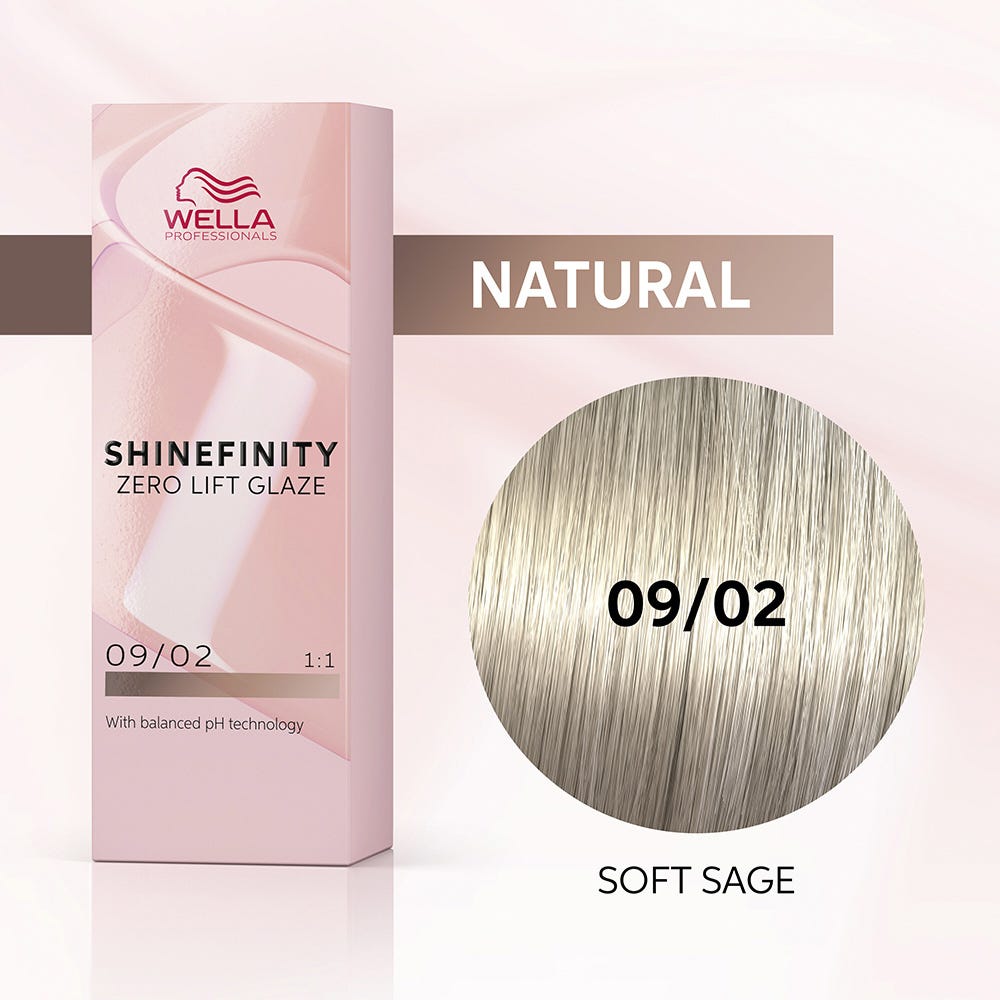 Wella Shinefinity Glaze Soft Sage 09/02 Haarfarbe 60 ml