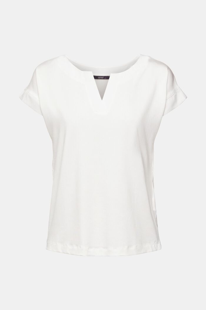 T-Shirt mit V-Ausschnitt, TENCEL™