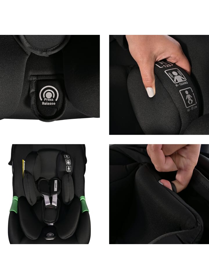 Lorelli Babyschale i-Size Spirit in schwarz günstig kaufen onesize