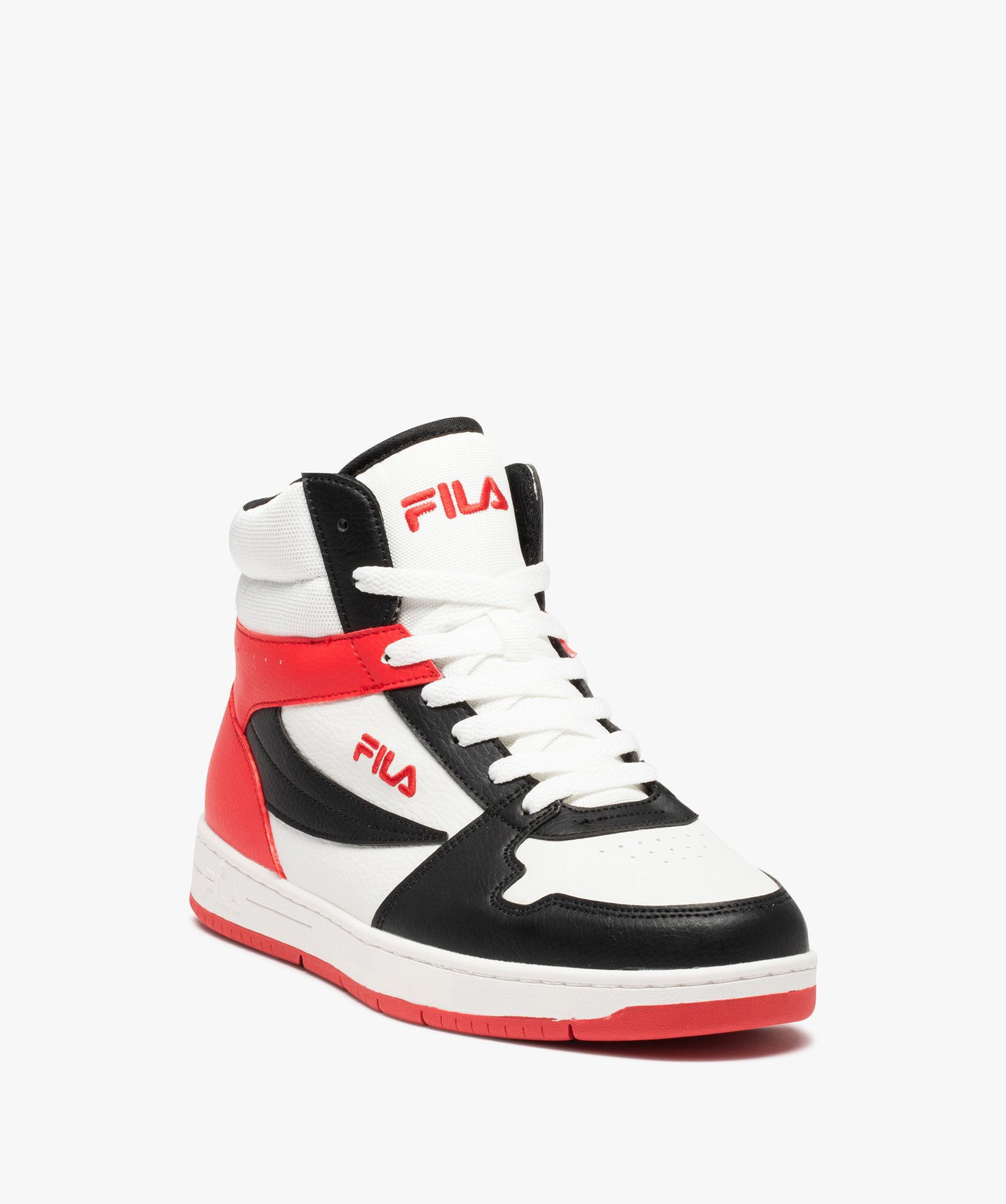 Baskets homme semi-montantes à lacets – Fila Danilo blanc | GEMO