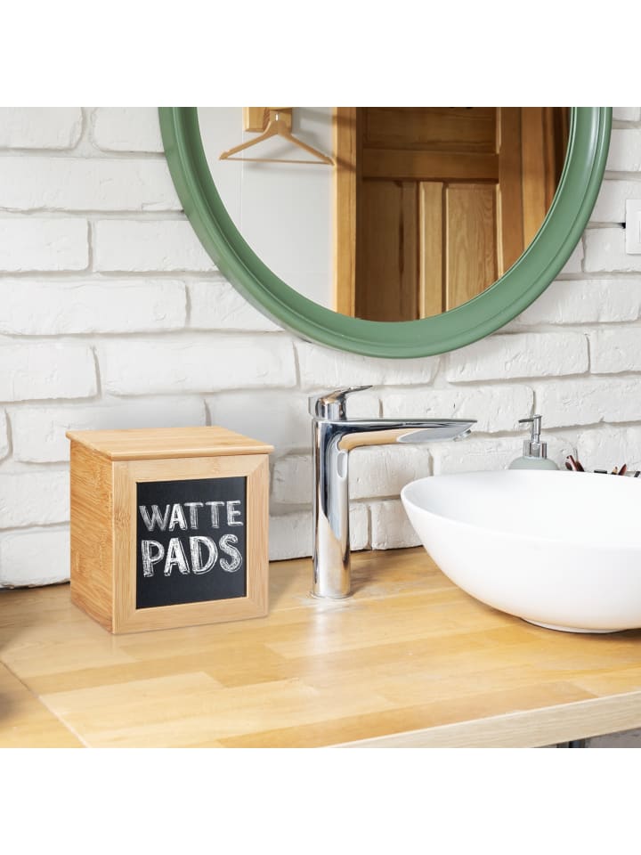 relaxdays Aufbewahrungsbox in Natur - (B)15,5 x (H)17 x (T)15,5 cm günstig kaufen onesize