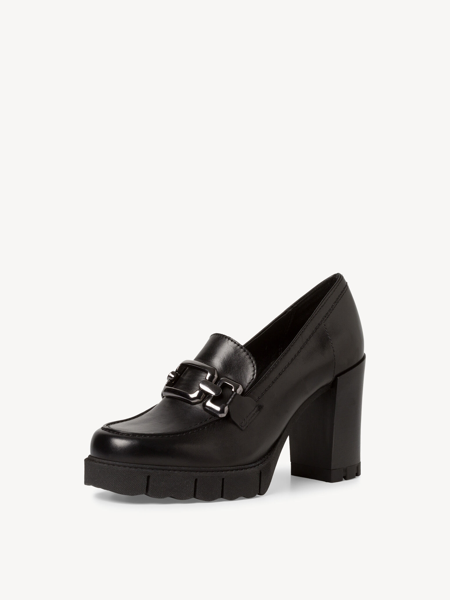 Trotteur en cuir - noir