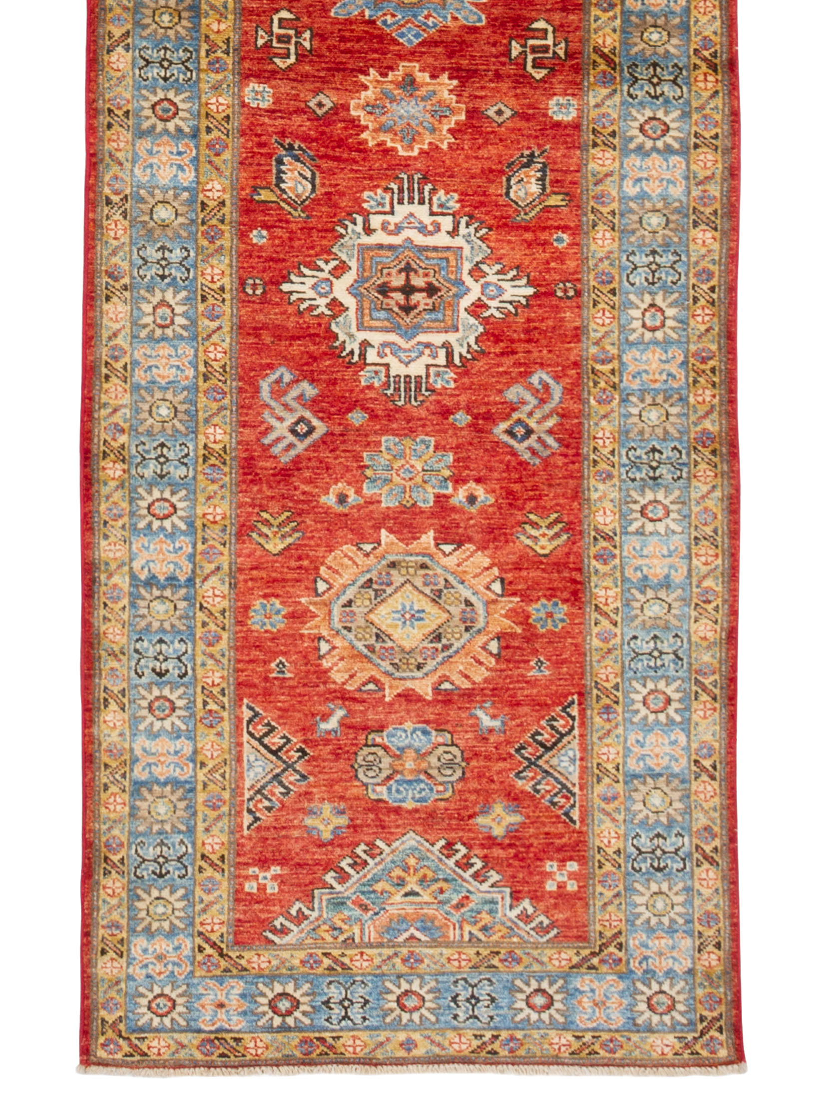 Kazak Ghazni ca. 80 x 267 cm, Unikat / Einzelstück