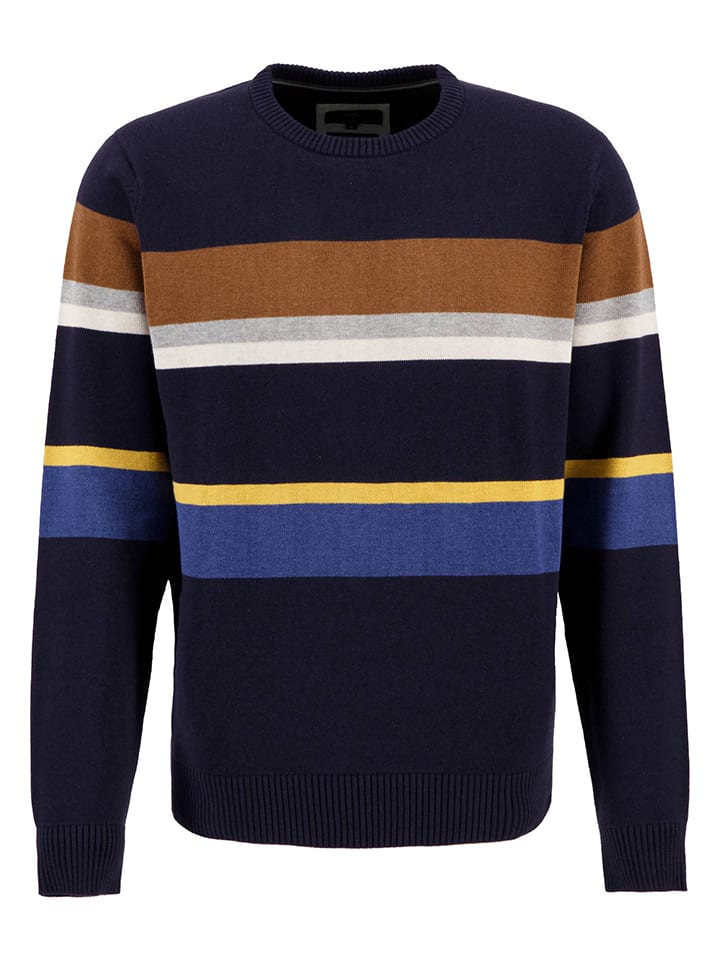 FYNCH-HATTON Pullover in Dunkelblau günstig kaufen