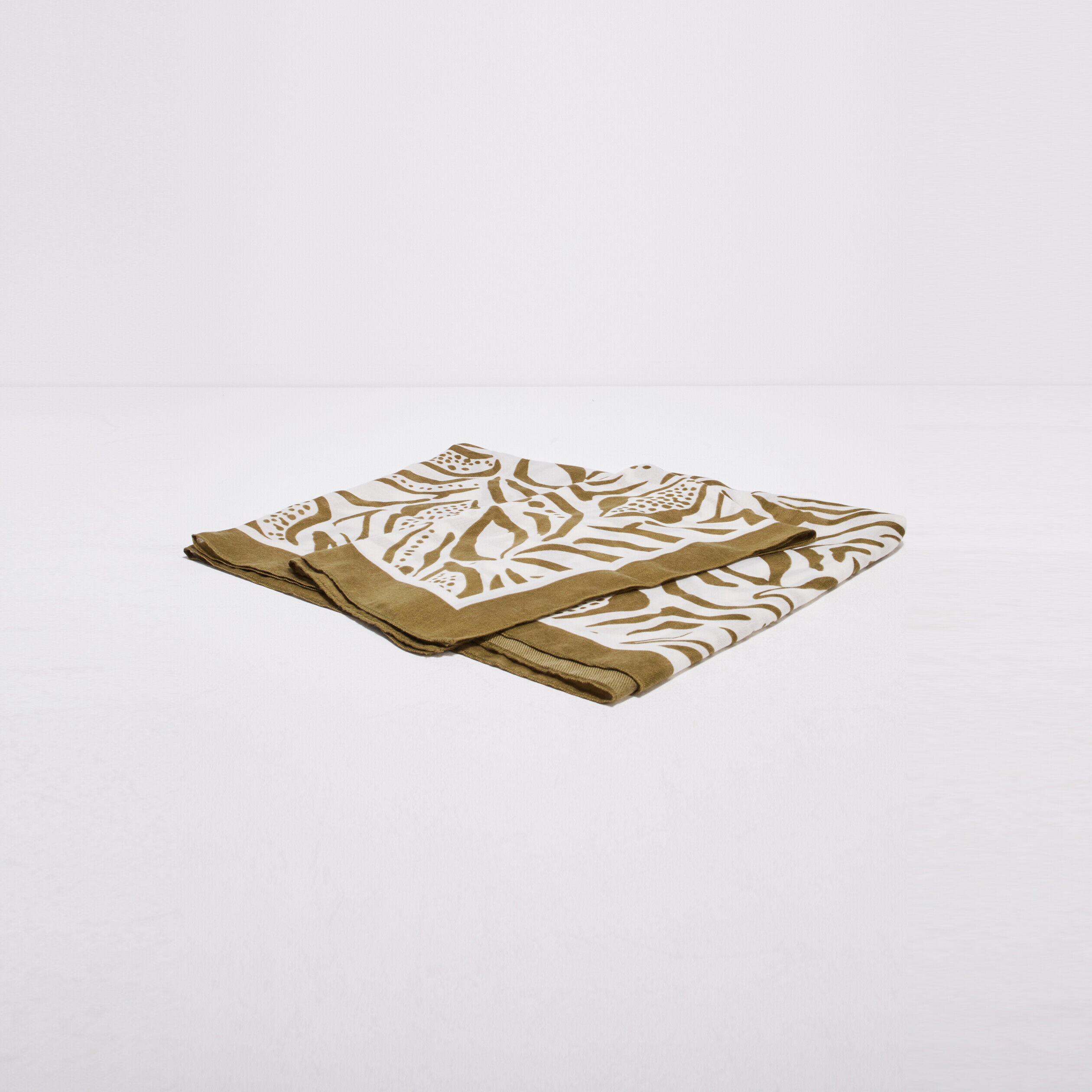 Foulard vert olive femme | Cache Cache