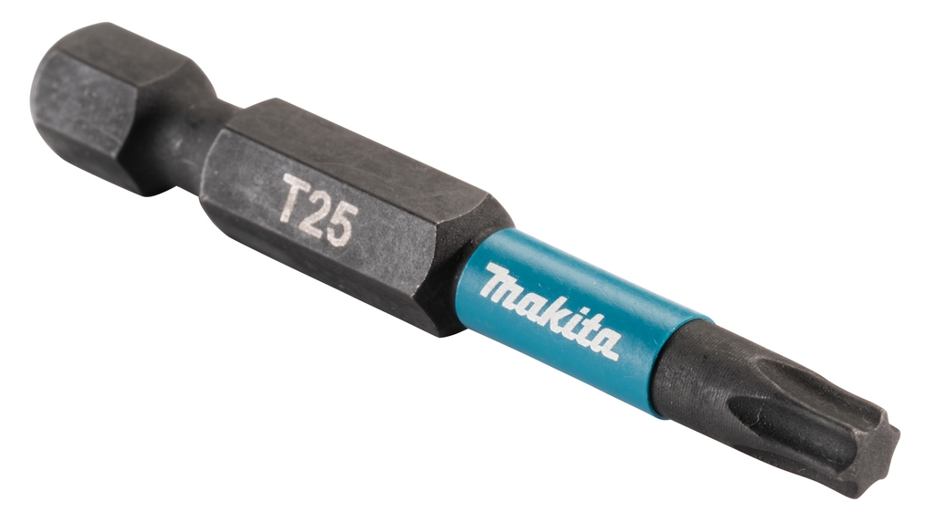 Príslušenstvo Makita E-12435 Bit pre rázový skrutkovač T25x50mm, rázový, čierny, 10 kusov