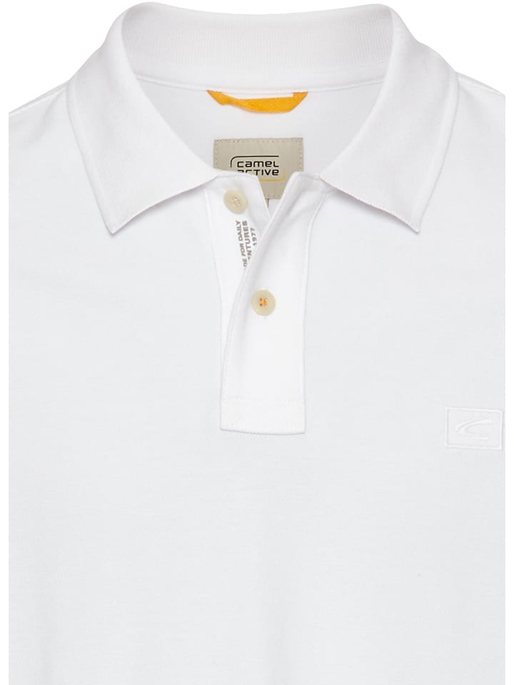 Camel Active Poloshirt in Weiß günstig kaufen
