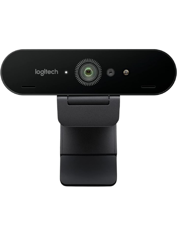 Logitech Webcam BRIO Kristallklare Videokonferenzen in 4K mit intelligenter in Schwarz günstig kaufen onesize