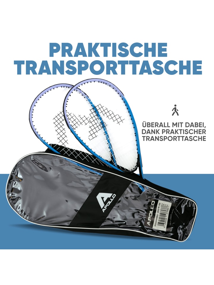 Apollo Badminton Schläger Set Kinder 