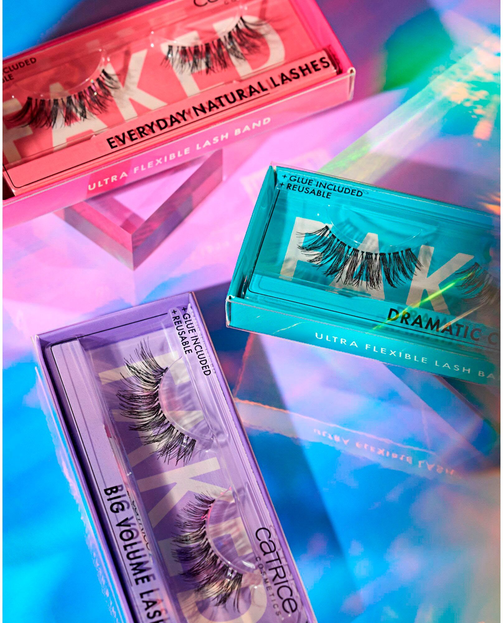 Catrice Bandwimpern Faked Big Volume Lashes, Set, 3 tlg.