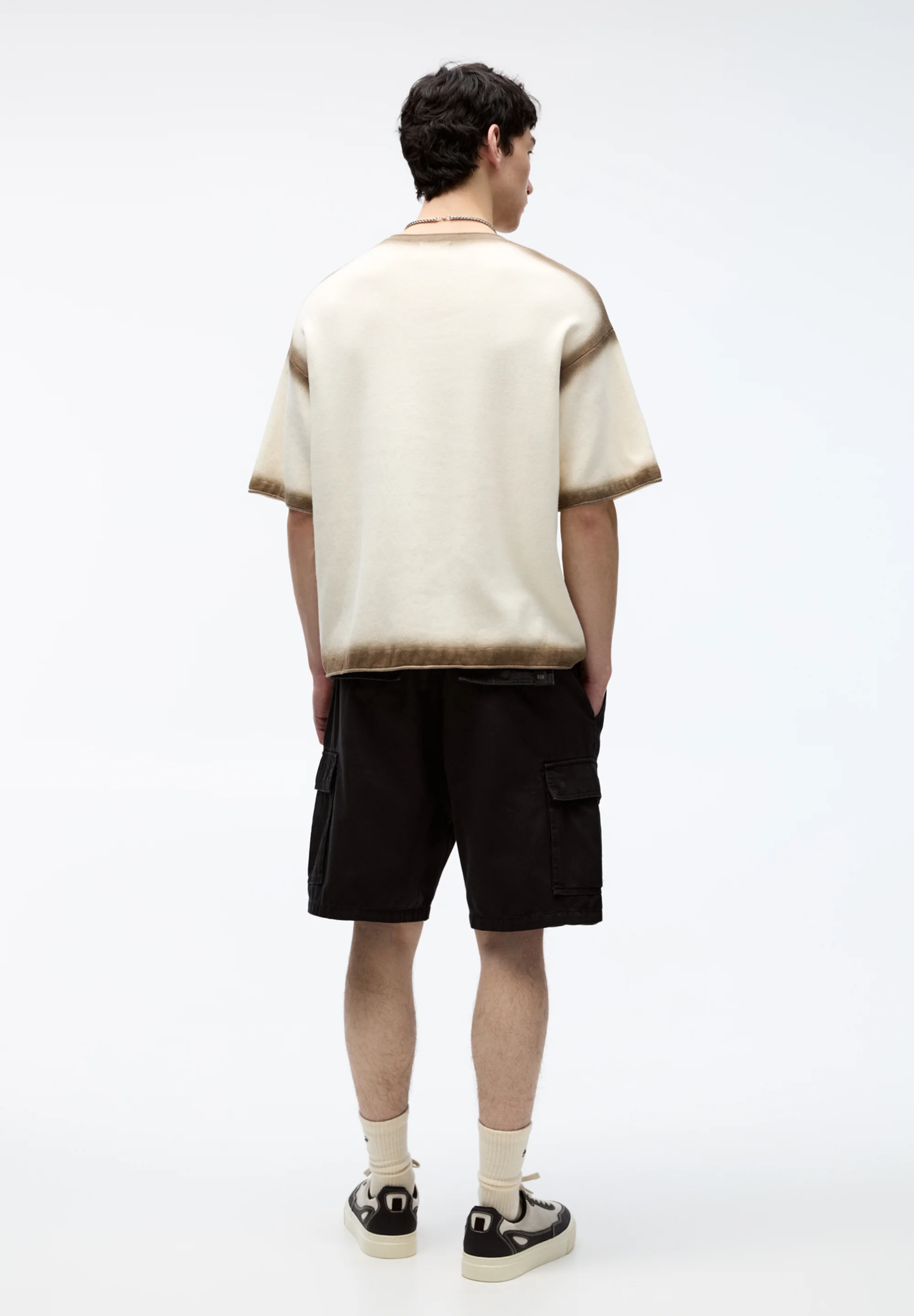 PULL&BEAR BERMUDA - Shorts vaqueros