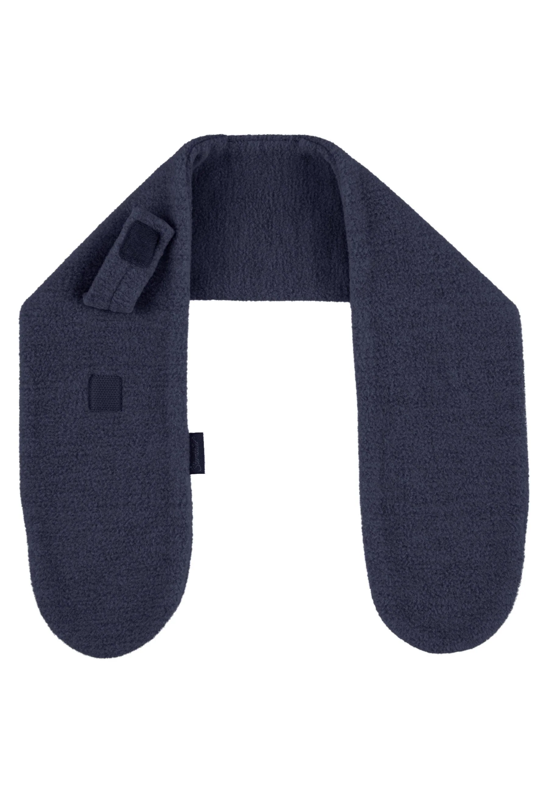 Schal aus Microfleece melange (recycelt) m. Riegel
