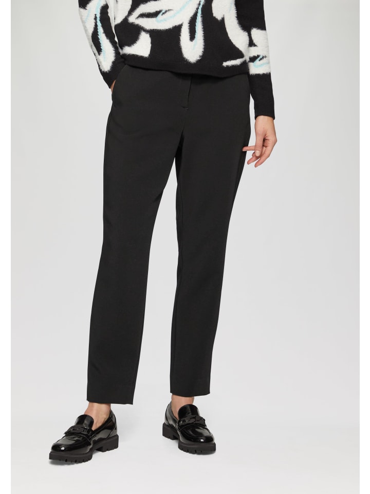 s.Oliver BLACK LABEL Hose 7/8 in Schwarz günstig kaufen