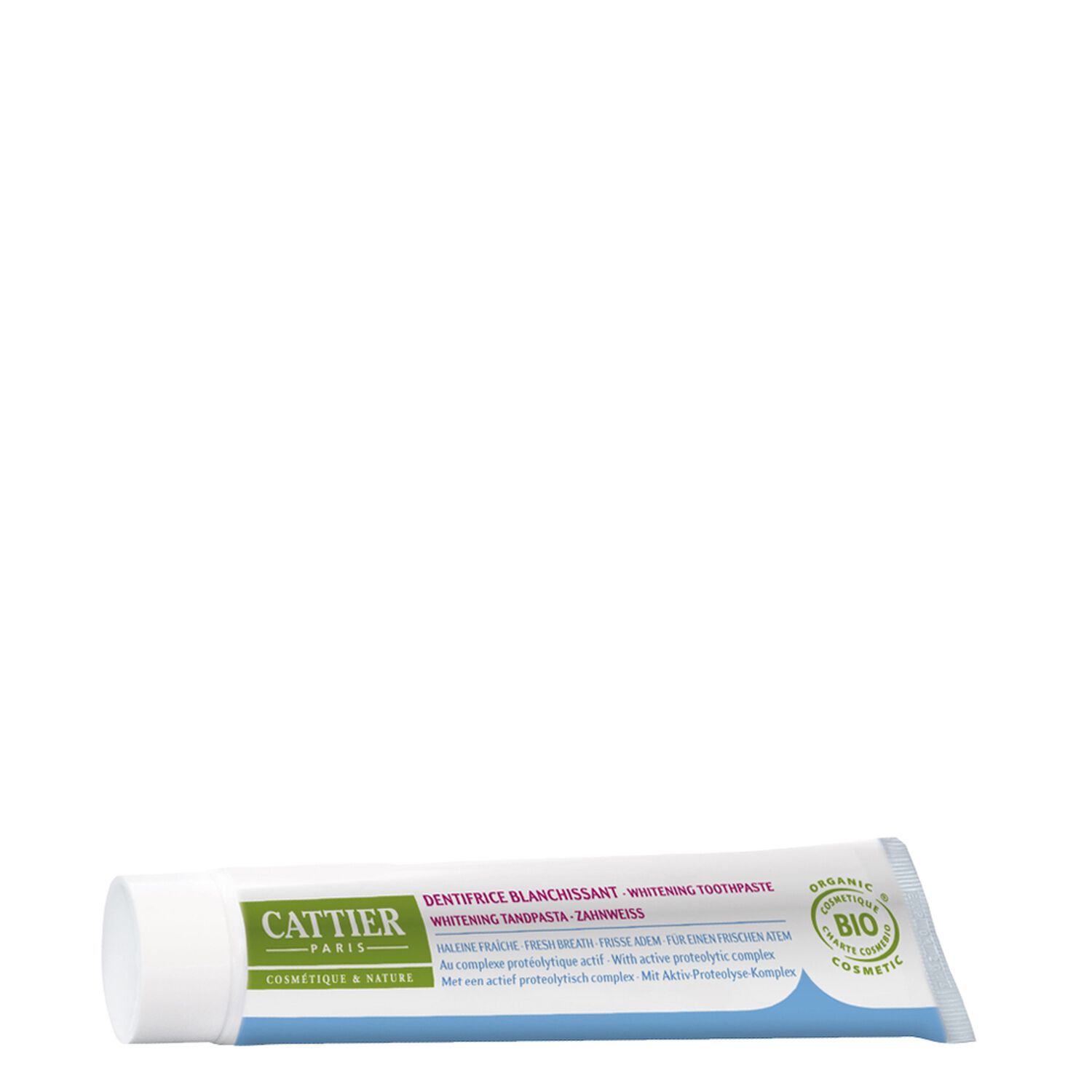 Cattier Eridène Dentifirice Blanchissant Haleine Fraîche 75 ml