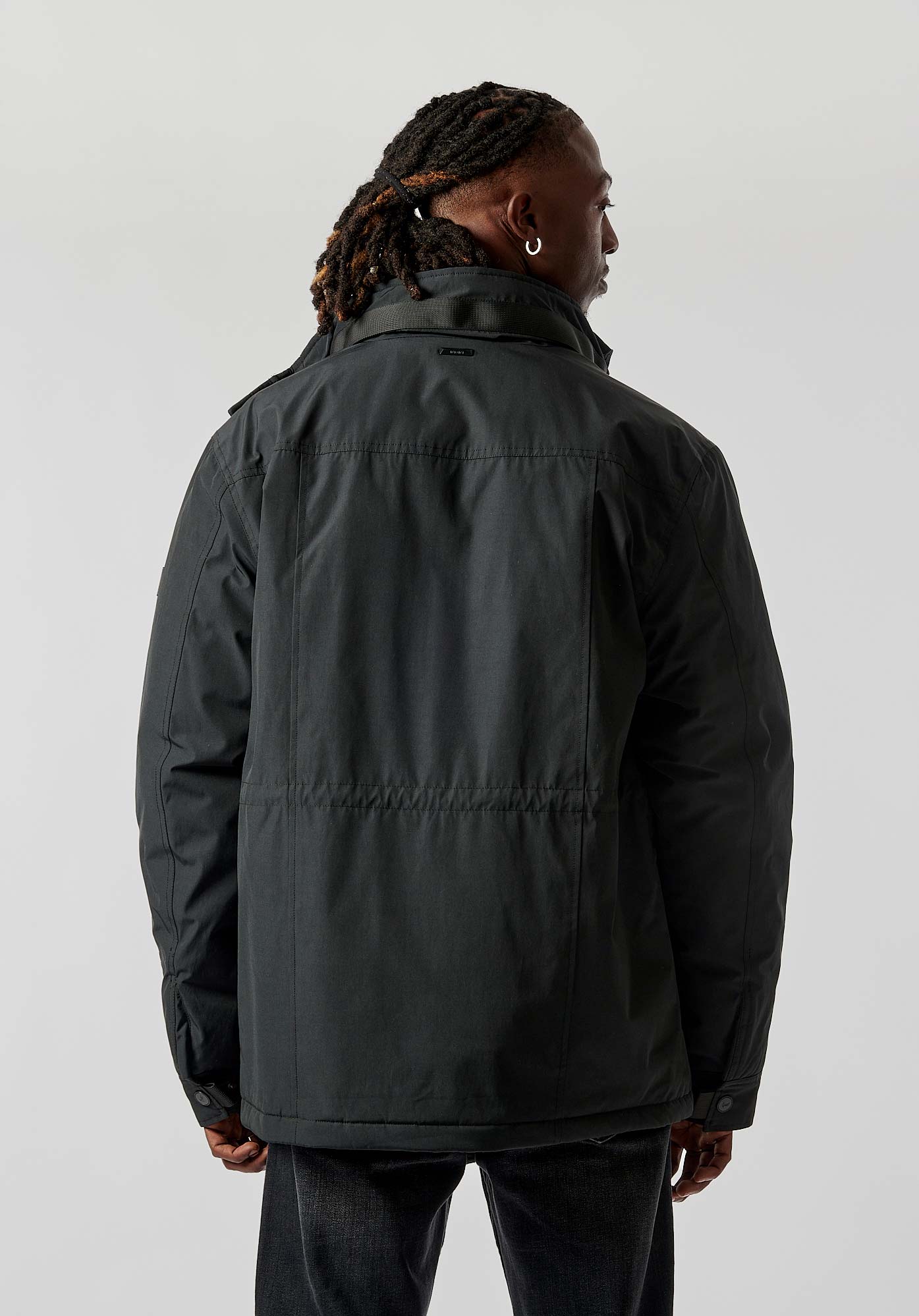CLIVE  Parka noir homme