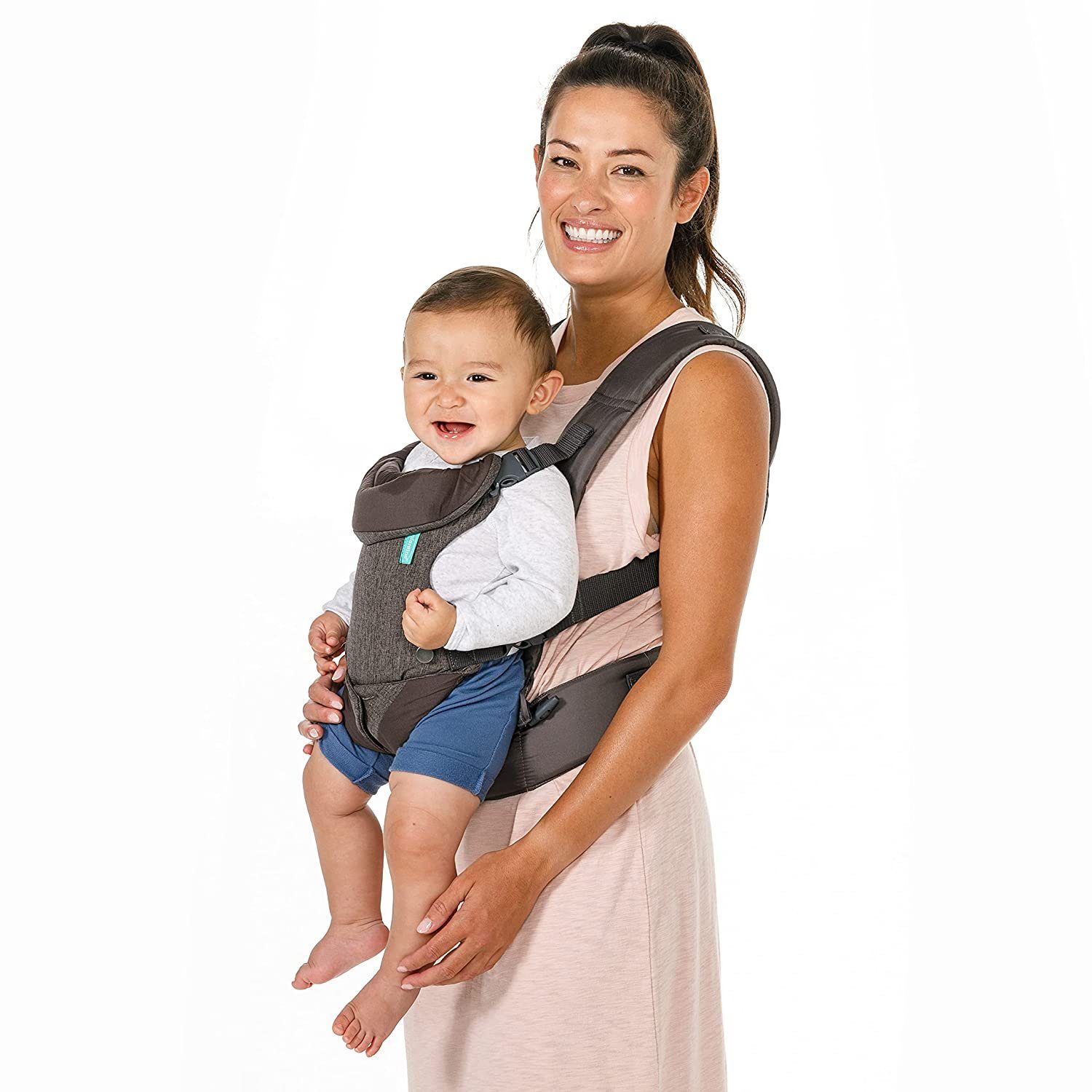 IVSO Bauchtrage Babytrage Bauchtrage Babytrage Bauchtragen mit Hüftsitz Rückentrage Ergonomische Kindertrage ab Geburt von 4 bis 15 kg