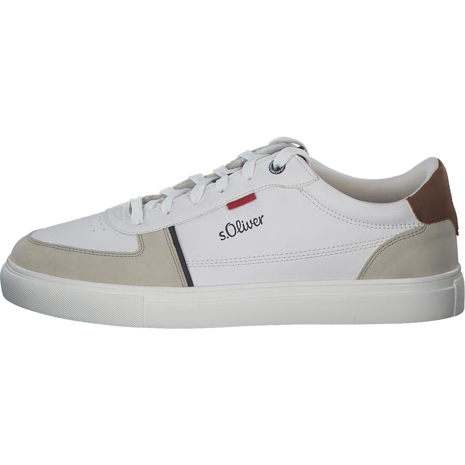 s. Oliver 13621, Sportliche Halbschuhe, Herren, WHITE COMB.