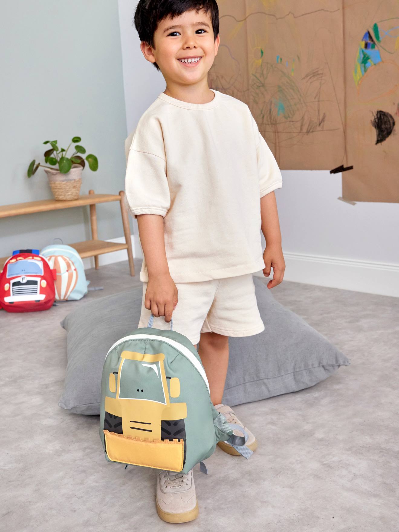 Lässig Kleinkinder Rucksack Tiny Drivers LÄSSIG - grün