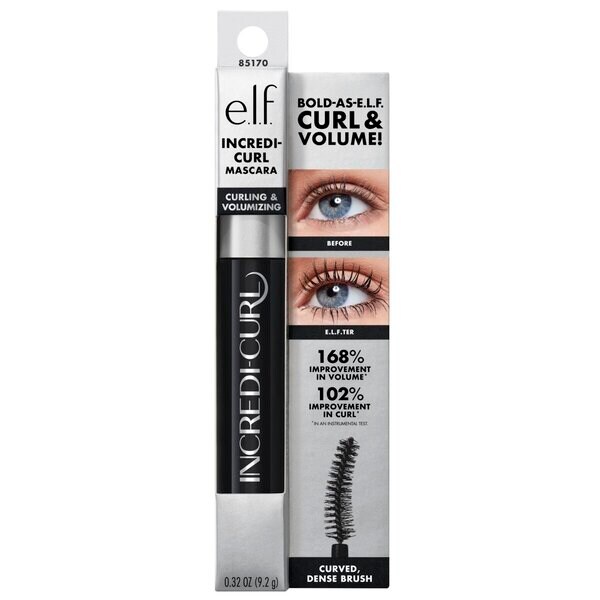 elf Soft Black Incredible Curl -ripsiväri 9,2 g