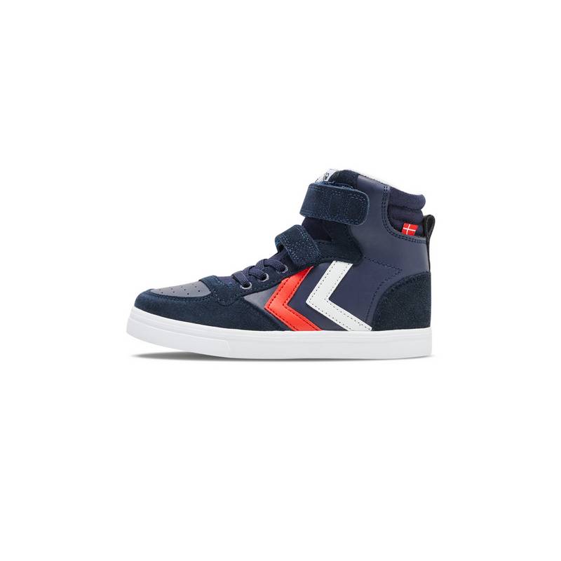 hummel SLIMMER STADIL LEATHER HIGH JR Sneaker Kinder
