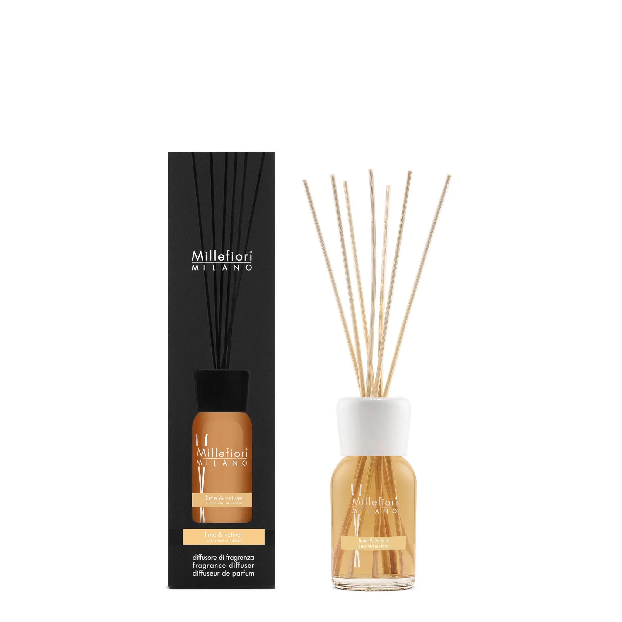 Millefiori Milano Lima y Vetiver - Difusor de fragancias